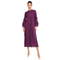 Bell Sleeve High Neck Pleated Dress - DR1532